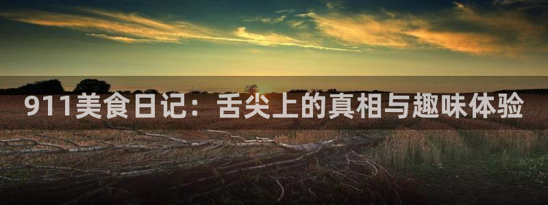 黑料软件：911美食日记：舌尖上的真相与趣味体验